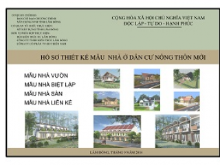 Hướng dẫn sử dụng mẫu thiết kế nhà ở nông thôn mới